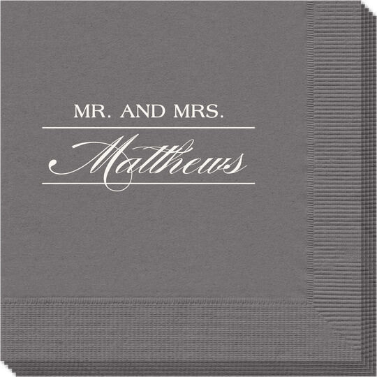 Mr. and Mrs. Napkins